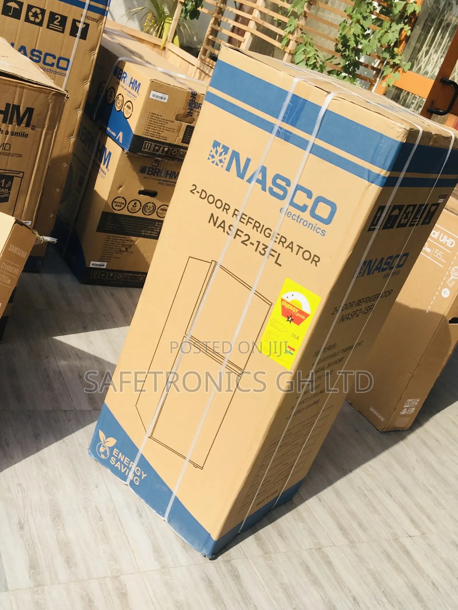 Gray Nasf2-13fl Doubledoor Topfreezer Electric Nasco Fridge