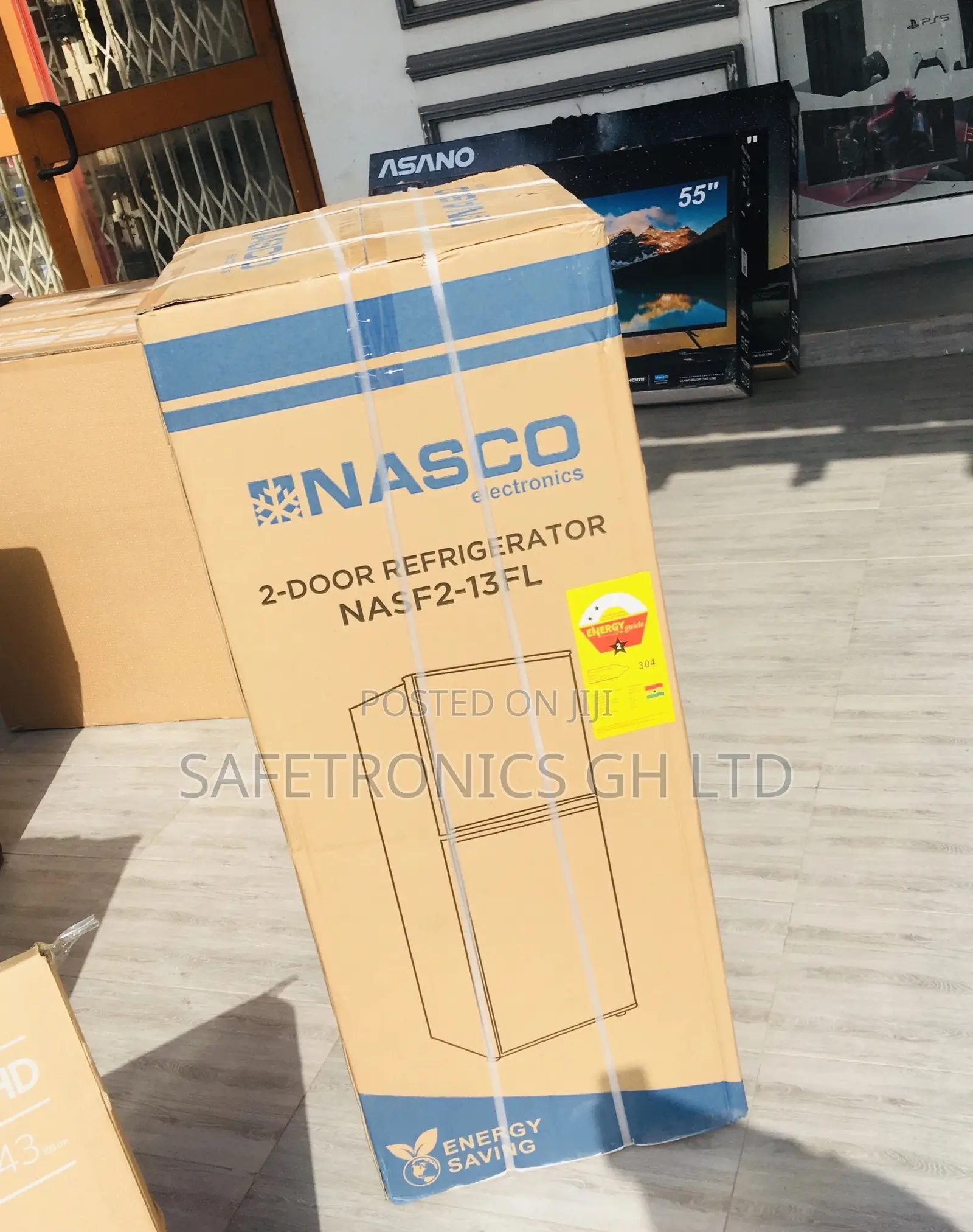 Nasco Nasf2-13fl Topfreezer Electric Doubledoor Fridge