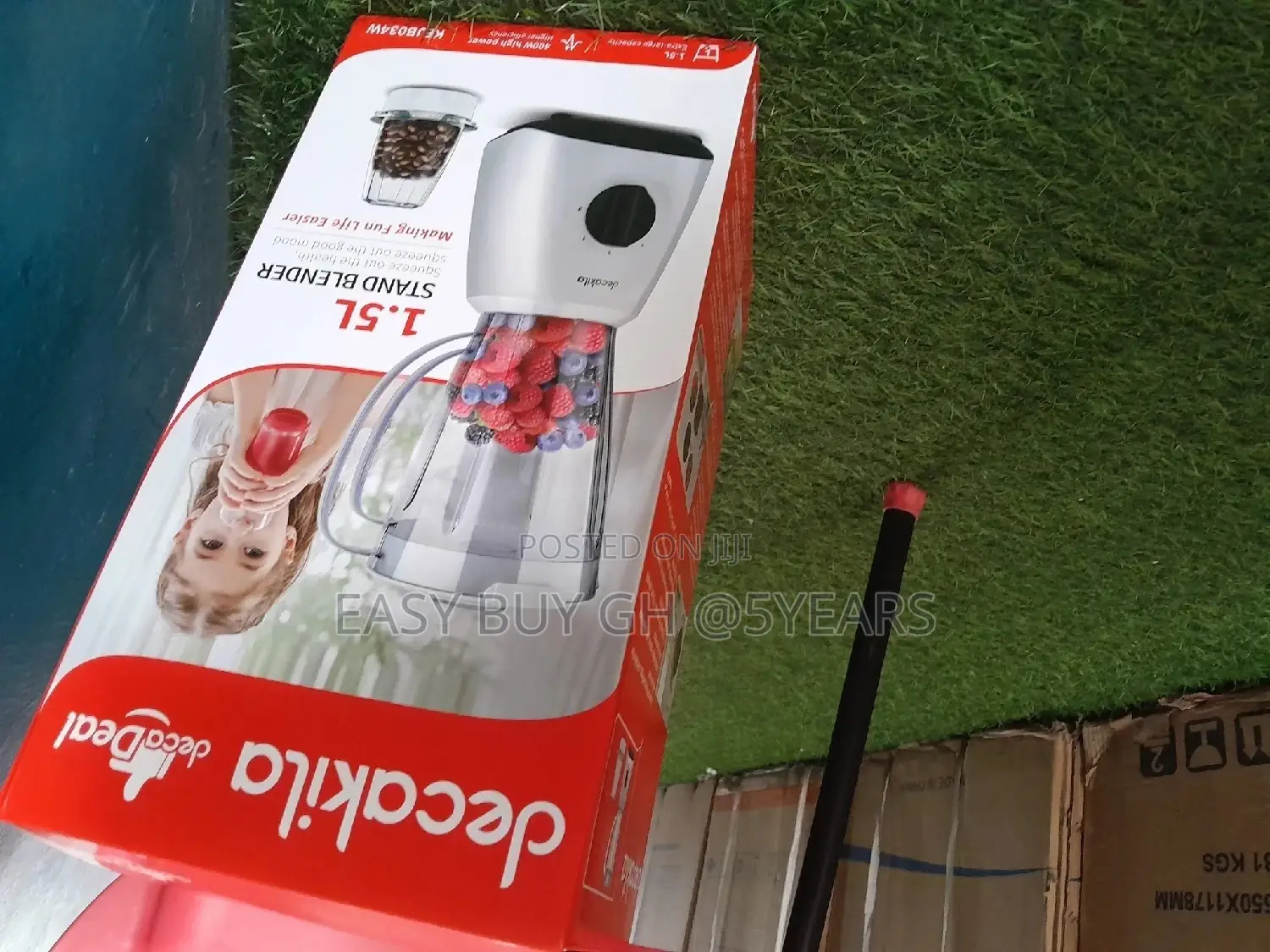 Fast Stainless Steel Blade Decakila Blender 1.5l