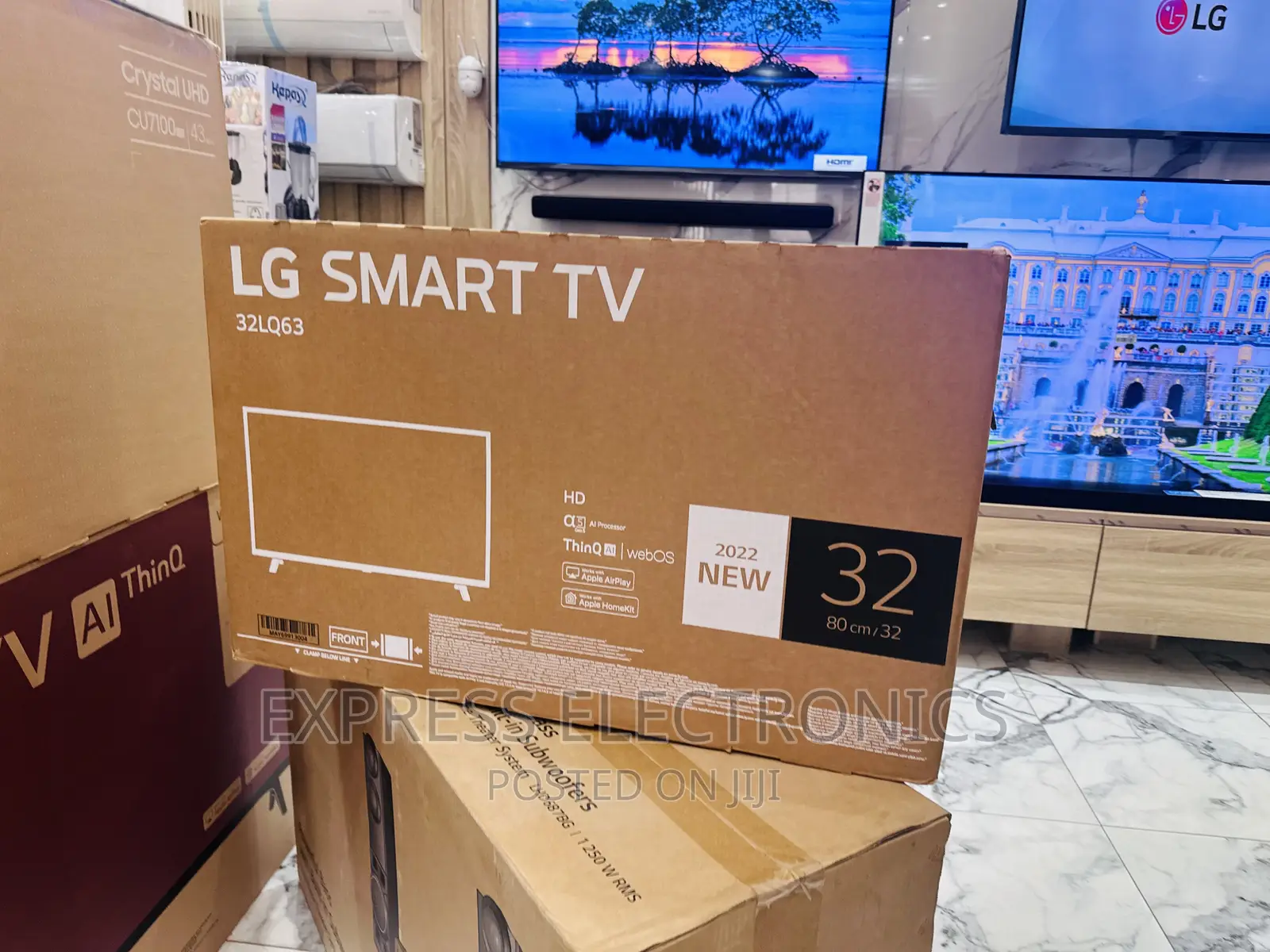 FHD Smart LG 32”LM63 Tv  Glossy Screen 