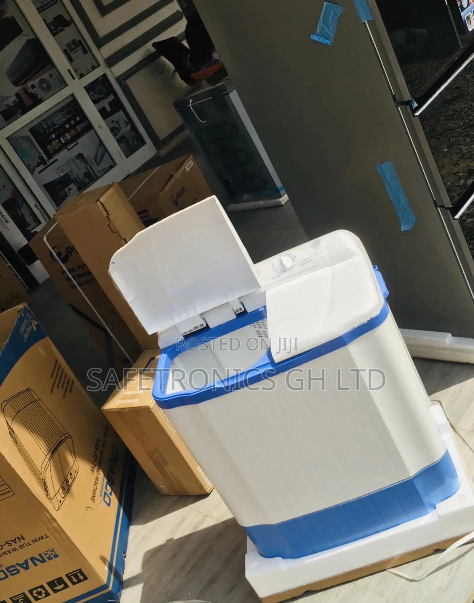 Topload Washingmachine 7kg Semiautomatic Twintub Nasco
