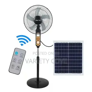 Solar and Electricity Rechargeable Fan