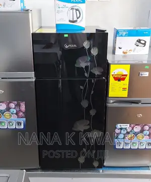 Black Pearl-Pearl Pf16 Double Door Fridge With