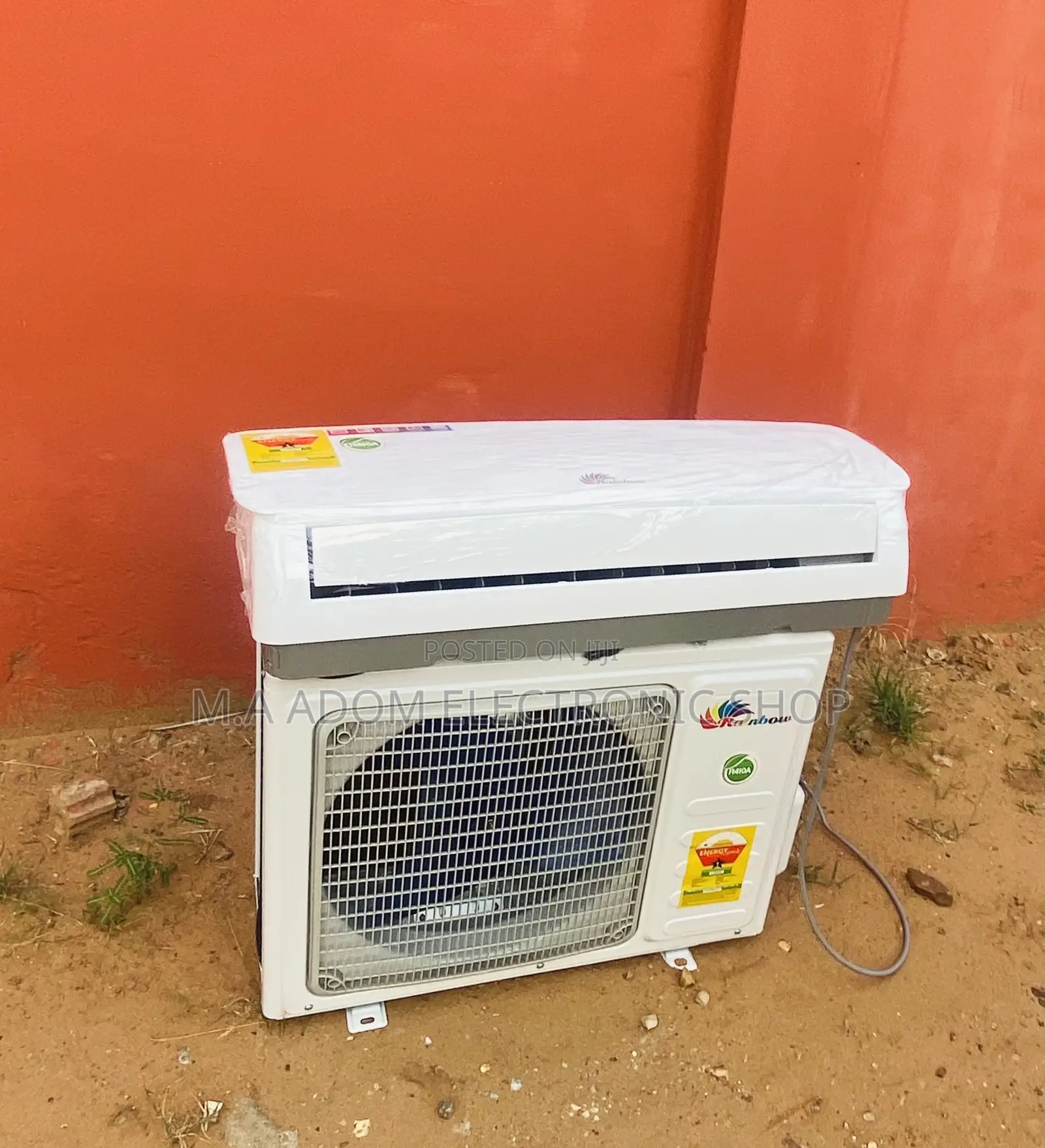 Energy Efficient Rainbow 1.5hp Split Electric Ac(White) 