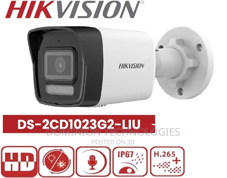 Hikvision Ds-2cd1023g2-Liu Colorvu 2mp Bullet Audio