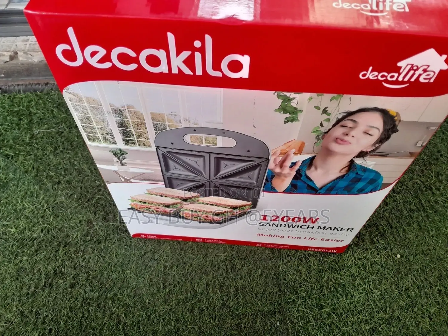 1200w Sandwich Maker Decakila Sandwich Maker