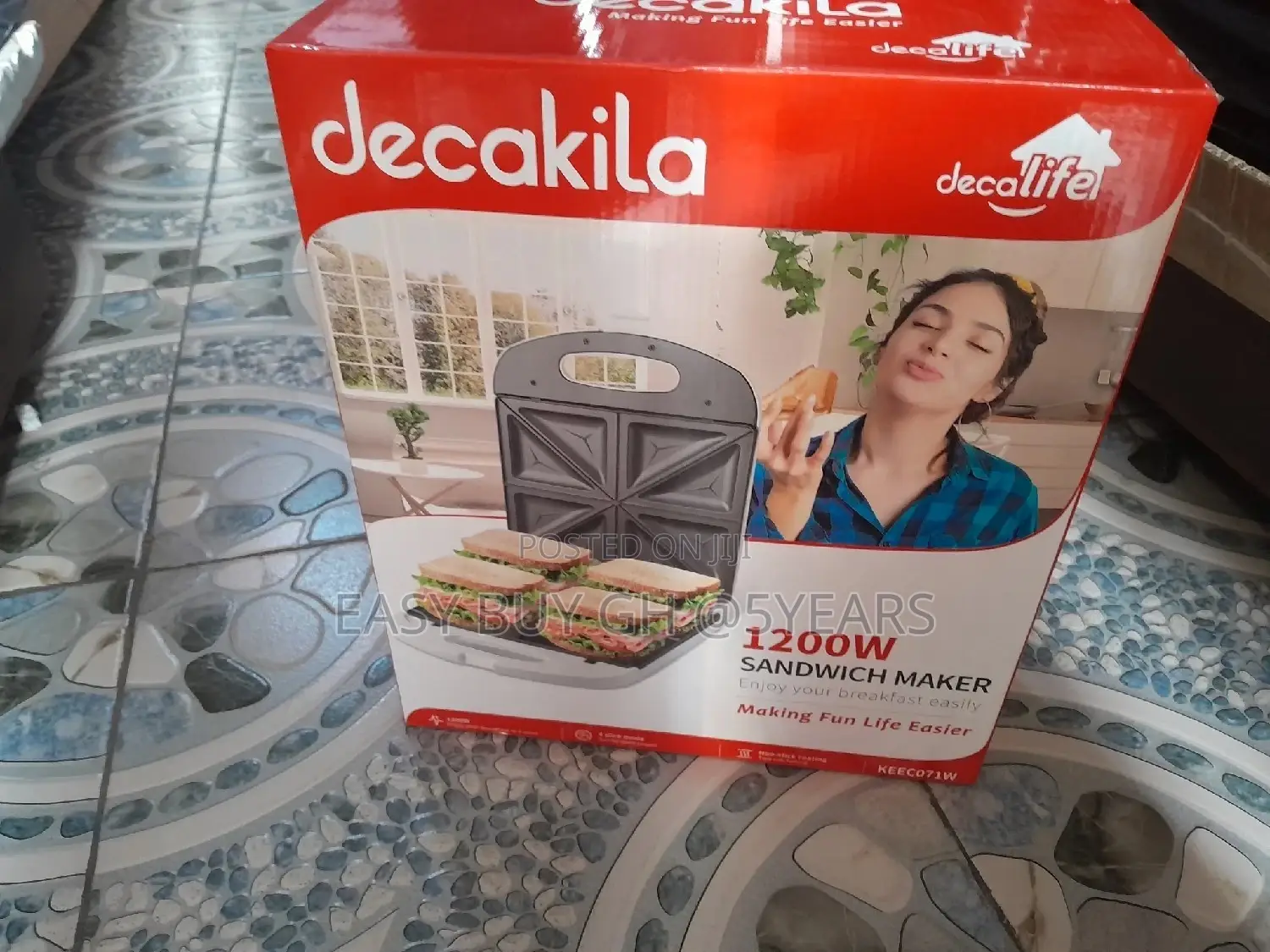 Sandwich Maker Decakila 1200w Quality