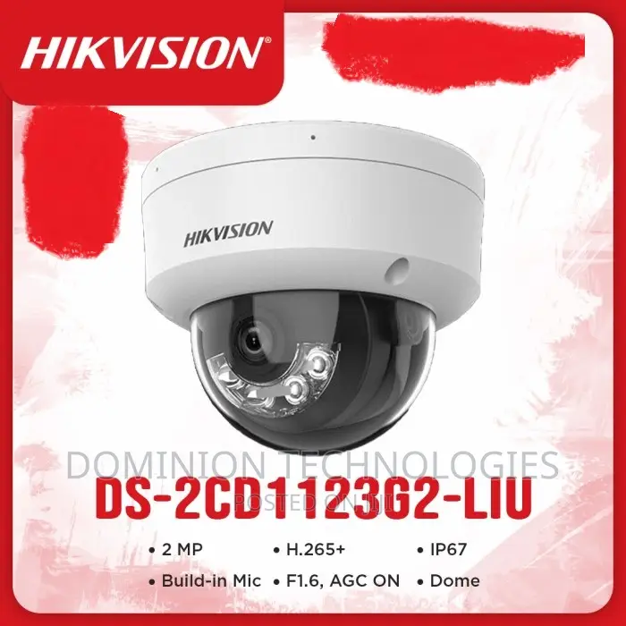 Hikvision Ds-2cd1123g2-Liu 2mp 2.8mm Colorvu Dome Camera