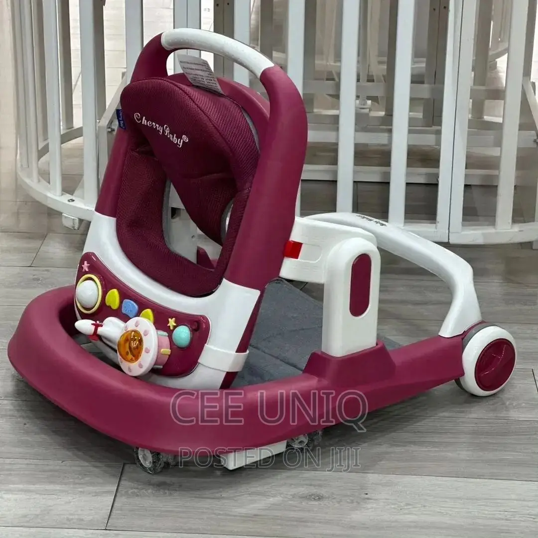 4 in 1 Baby Walker With Music, Push Walker and Feeding Tray