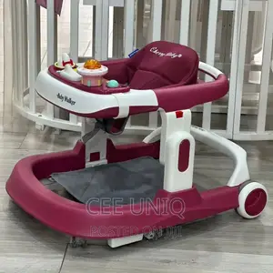 4 in 1 Baby Walker With Music, Push Walker and Feeding Tray