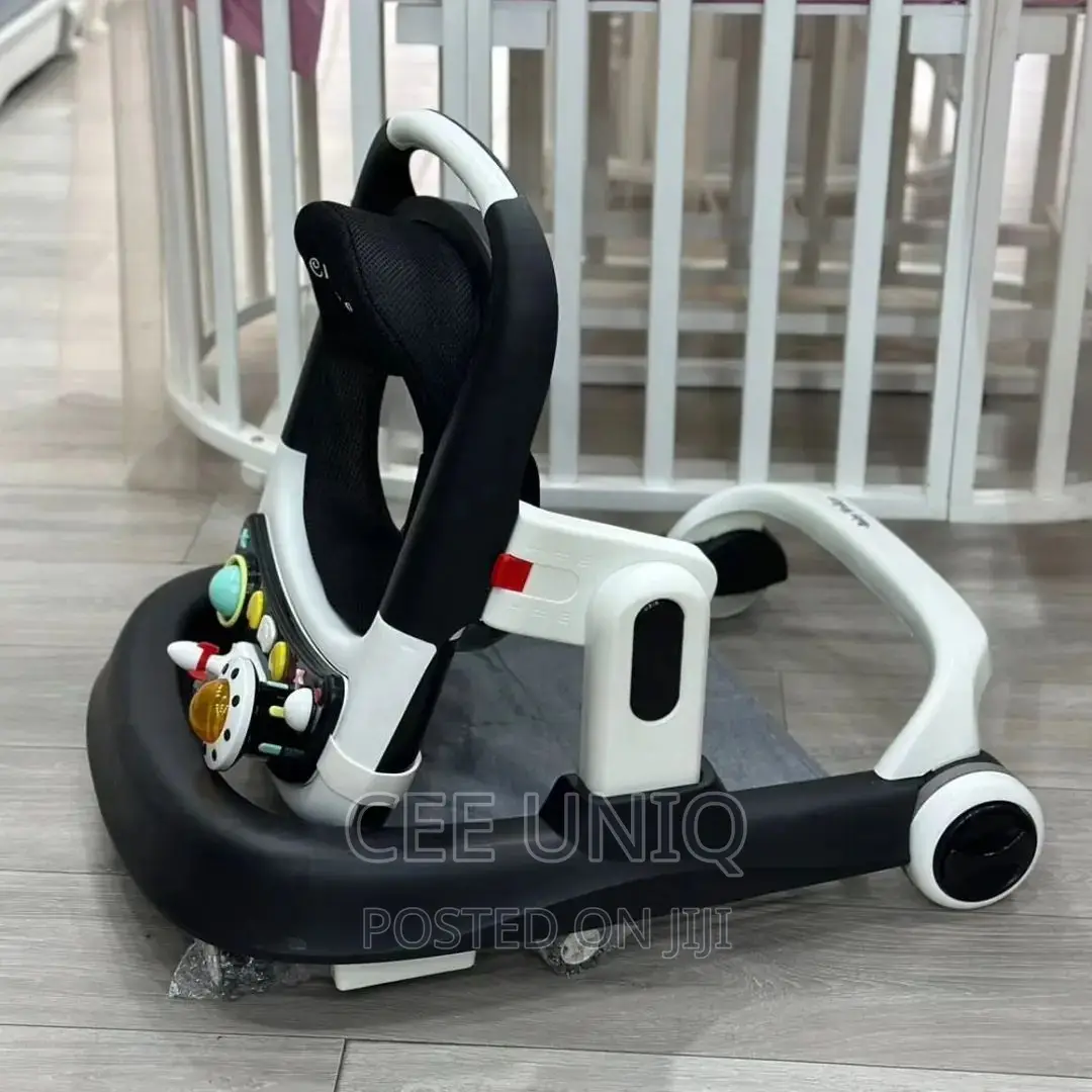 Adjustable 4 in 1 Baby Walker With Music and Push Walker
