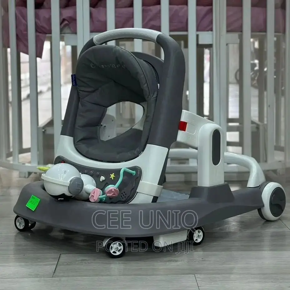 4 in 1 Baby Walker With Push Walker and Feeding Tray