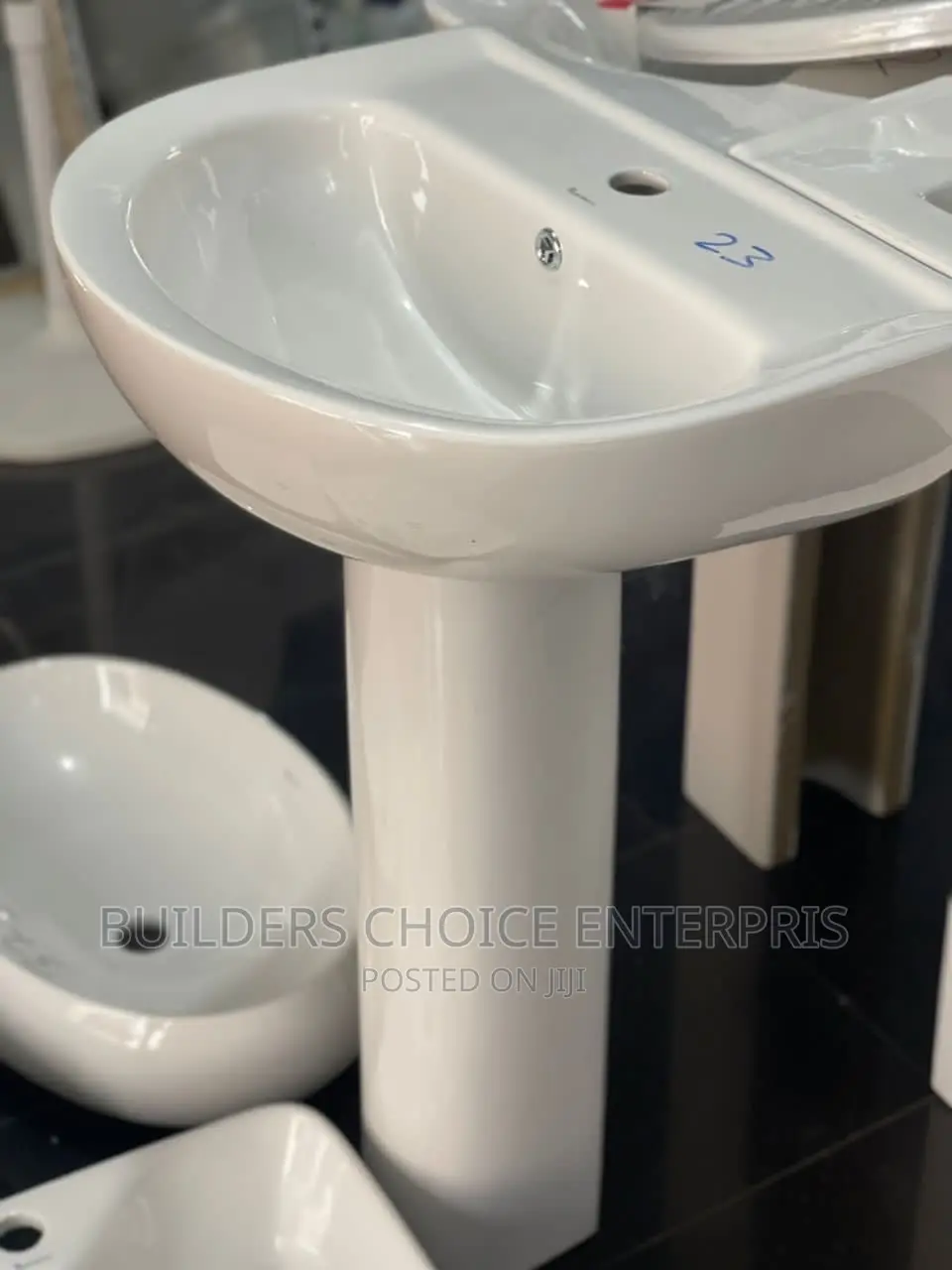 Wash Basin With Pedestal-Basin