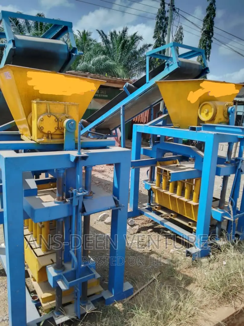 Quality 5 in 1 Ghana Made Automated Block Factory Machines