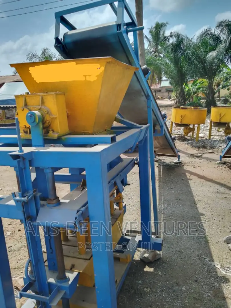 Quality 5 in 1 Ghana Made Automated Block Factory Machines
