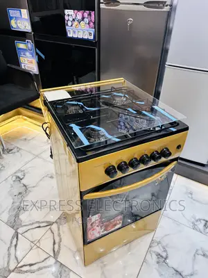 Very Cool Price Volcano Gas Cooker Oven 4burner (Yellow)