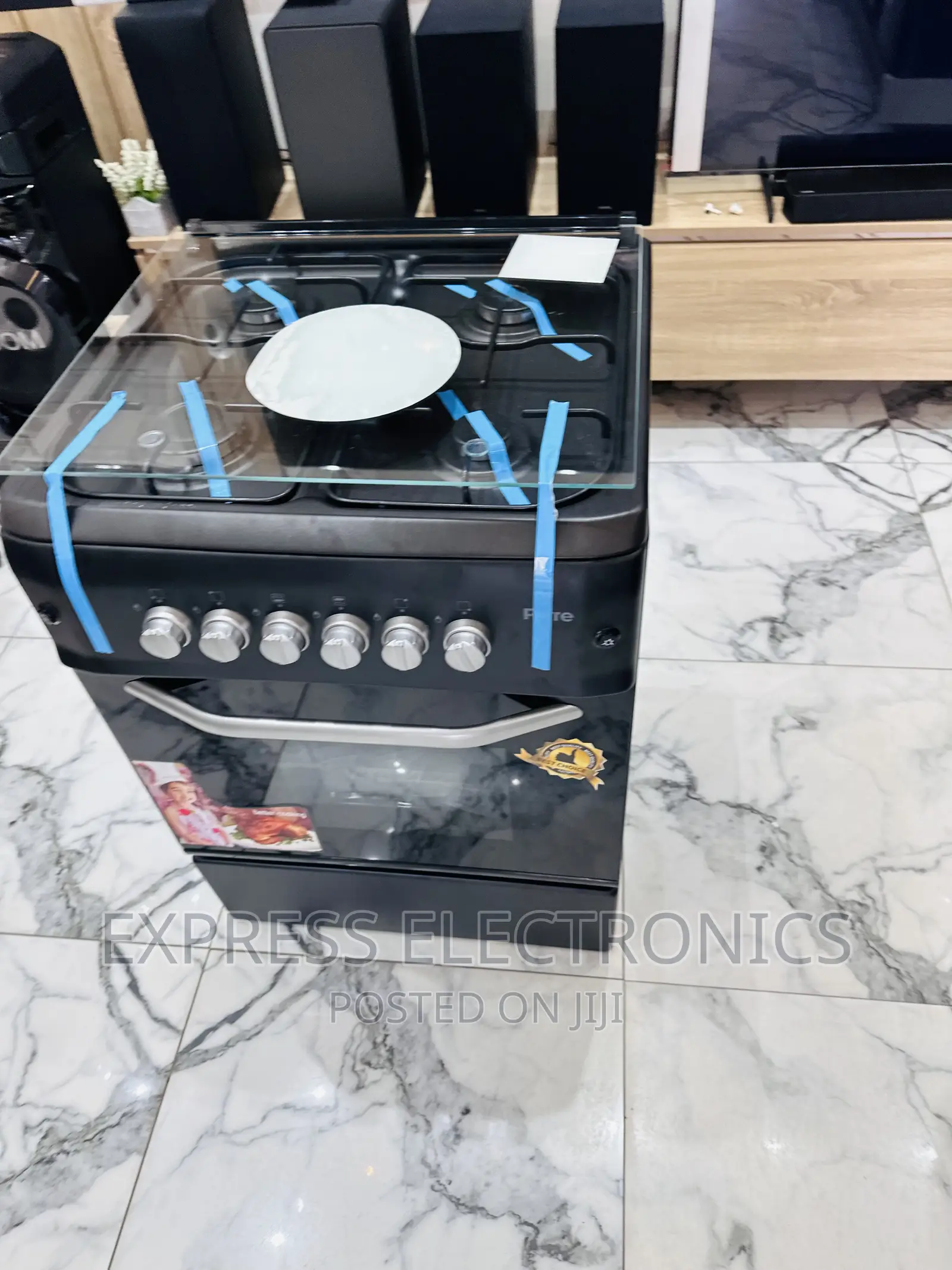 Mesmeric Black __{4burner} Cooker Oven 60/60