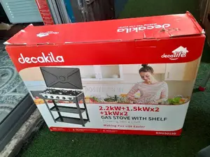 Decakila 2.2kw Gas Stove With Shelves