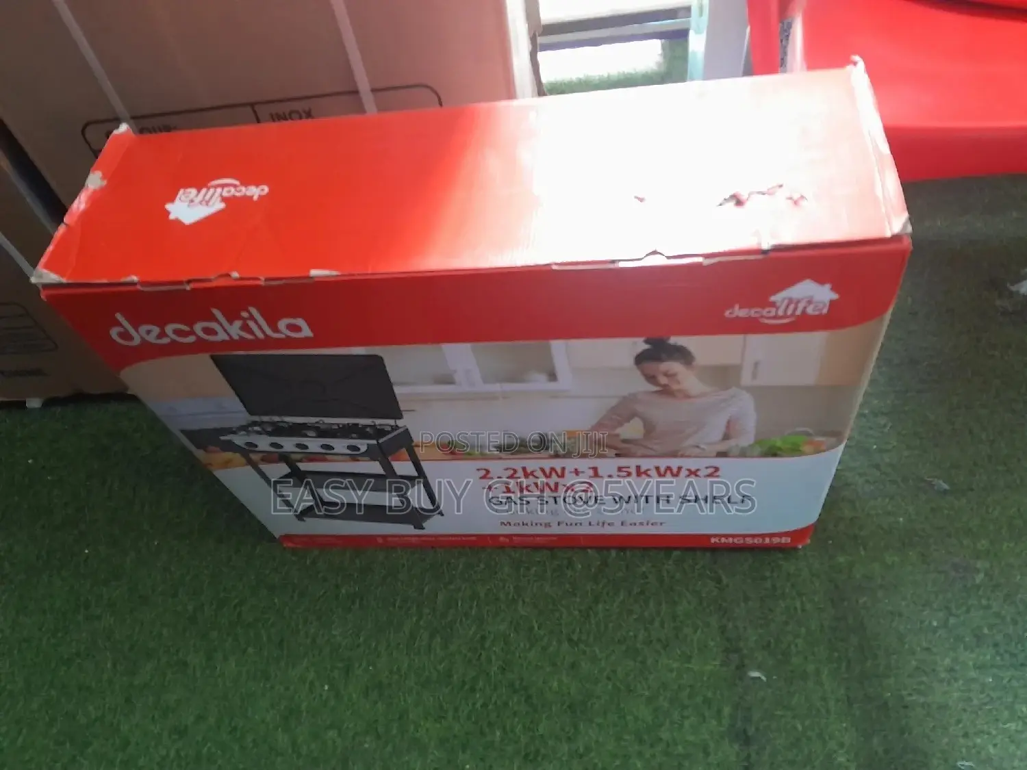 Decakila Gas Stove With Shelf 5 Stove
