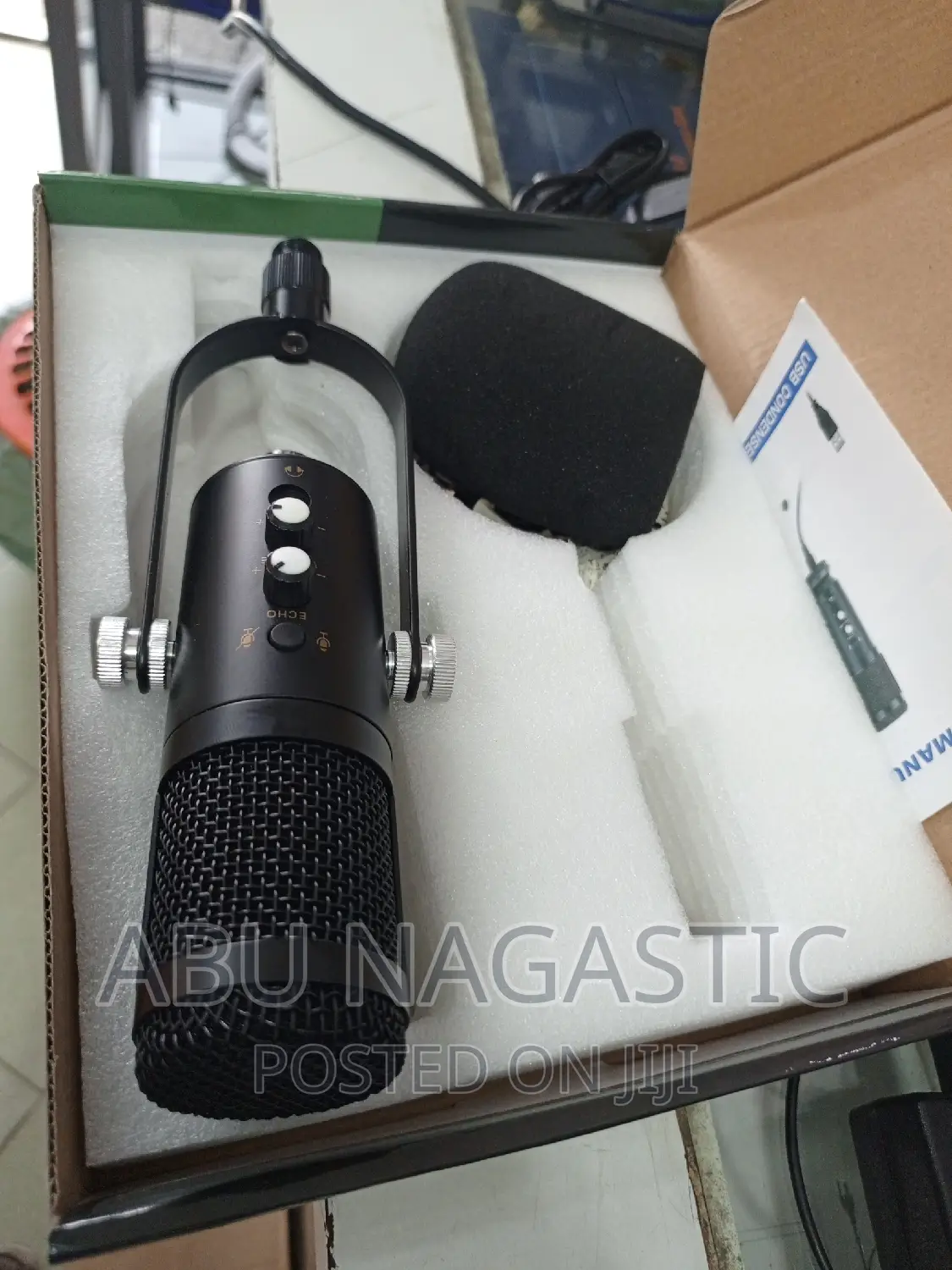 USB Condenser Microphone Recording