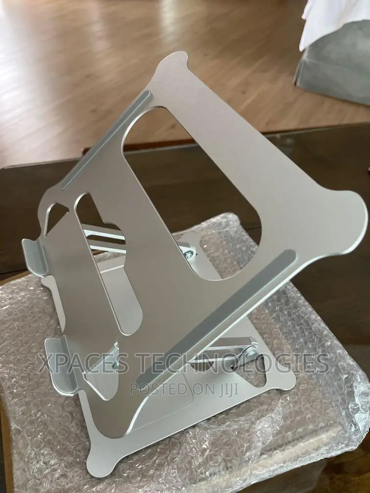 Adjustable Laptop Stand With 360 Rotating Base Metal