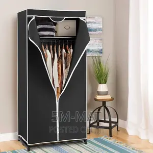Single Canvas Foldable Wardrobe