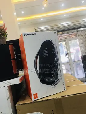 JBL Lasting Black Bluetooth Boombox3 Wireless Speaker