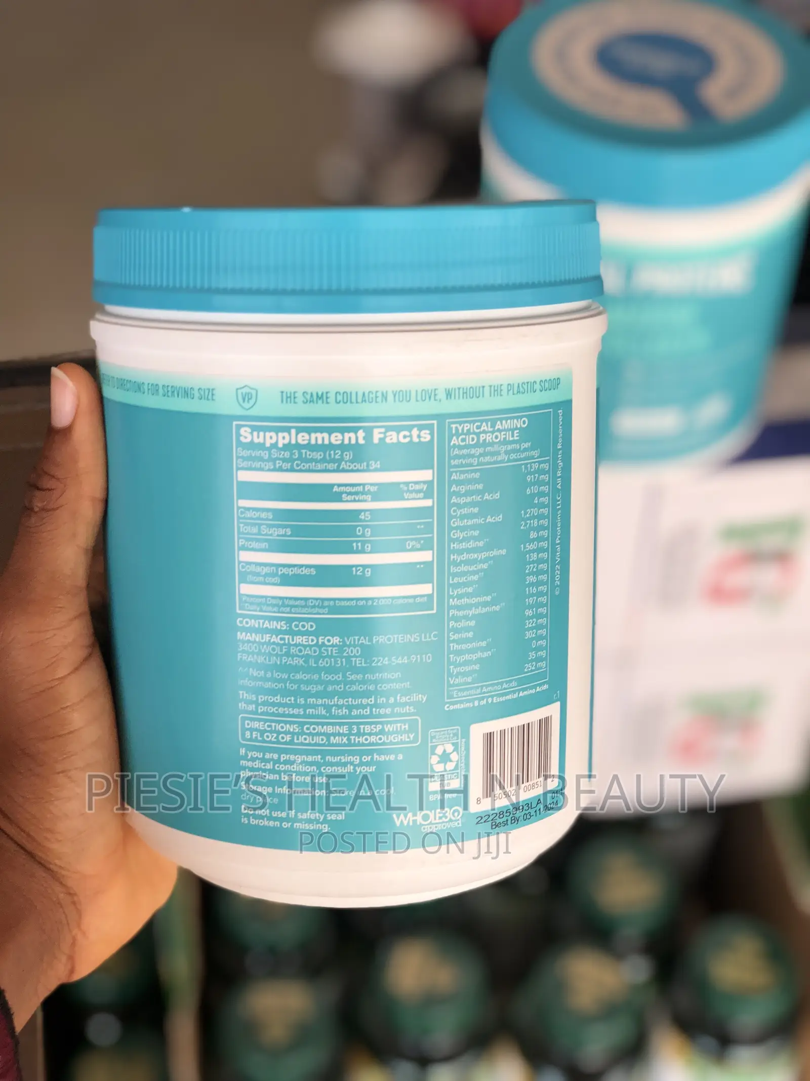 Vital Proteins Marine Collagen Peptides Powder 14.05OZ,413g