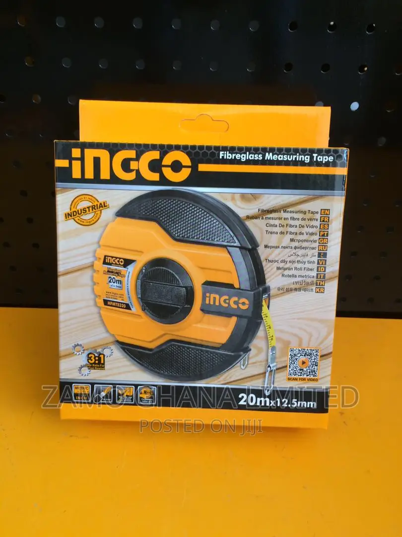 Fibreglass Measuring Tape 20m - Hfmt8320