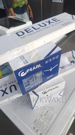 Hi Speed White Colour Pearl Fan Available