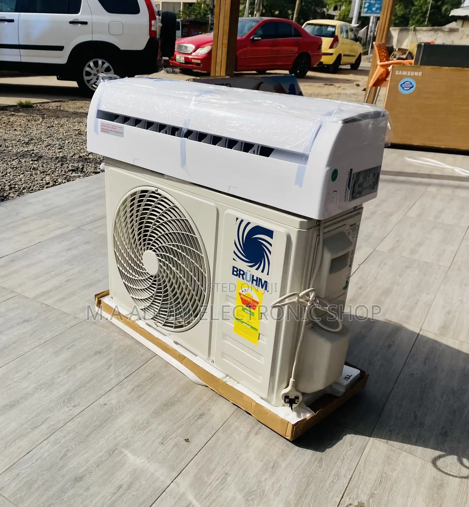 Extremely Chilling Bruhm 1.5hp Split Type Air Conditioner.