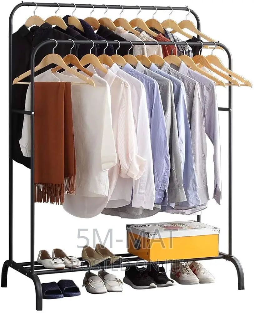 Garment Double Cloth Hanger - White