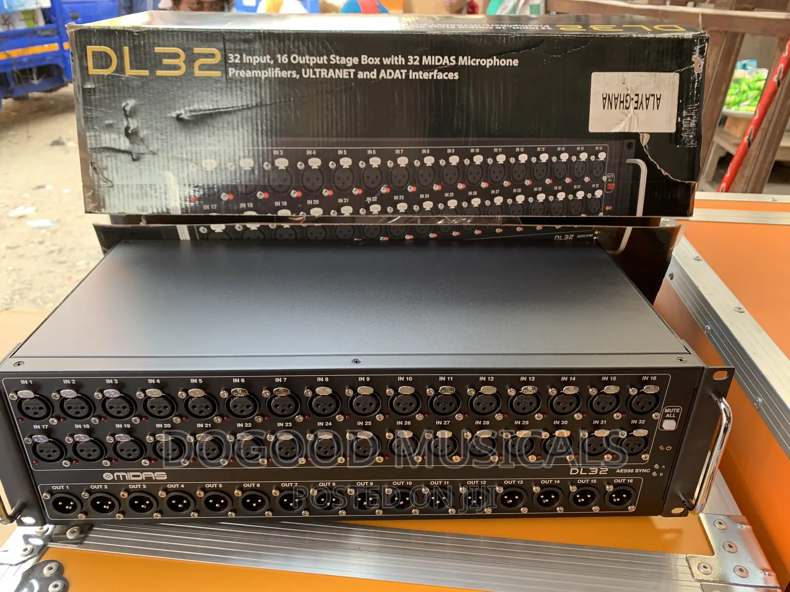 Midas Dl32(32input/16output) Stagebox