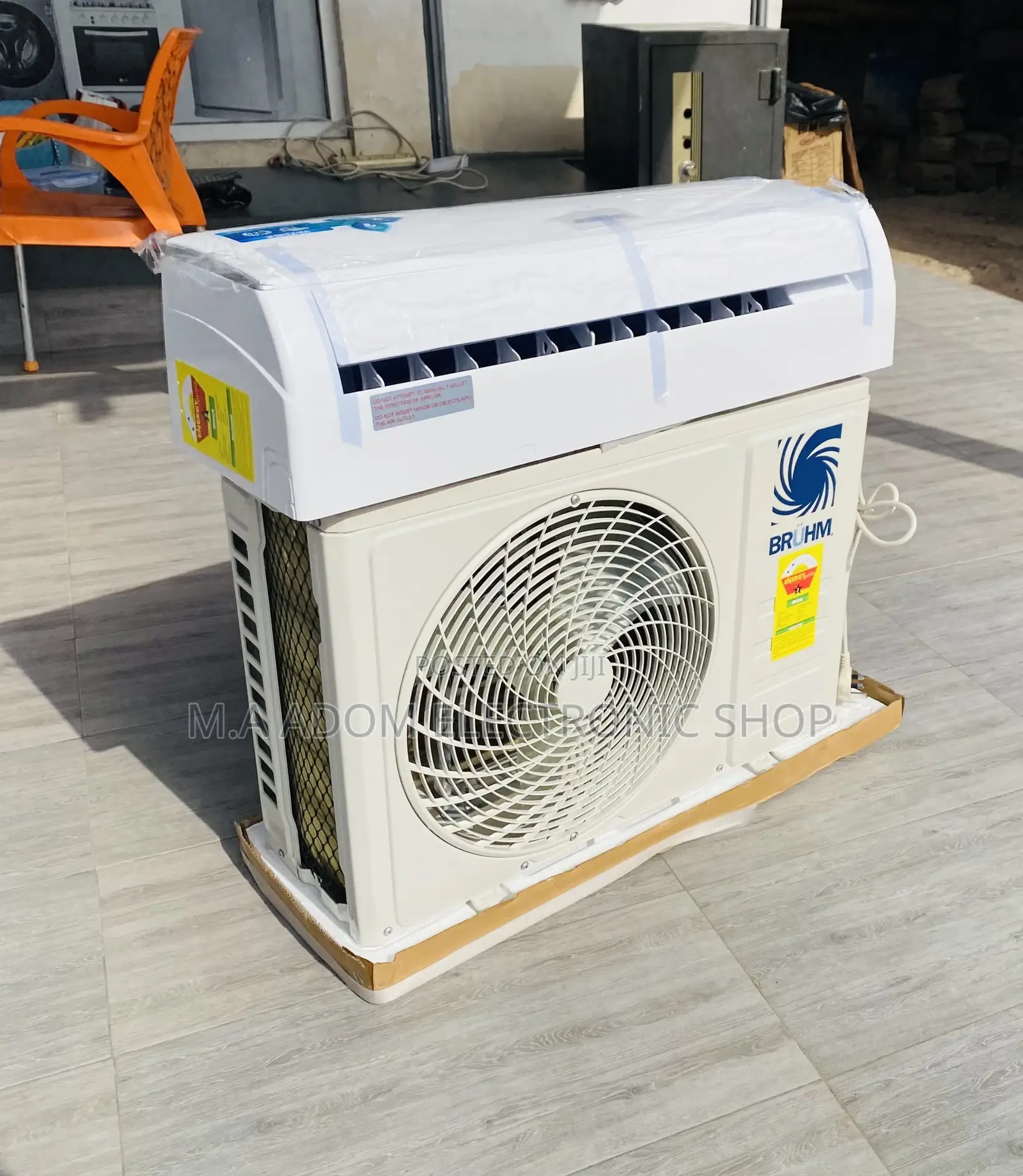 Shop Original Bruhm 1.5hp Split Type Air Conditioner(White).