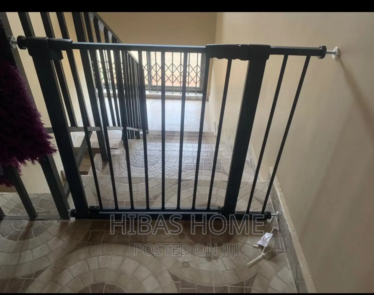 Baby Gates Black Baby Gate 78-83cm Baby Safety Gate