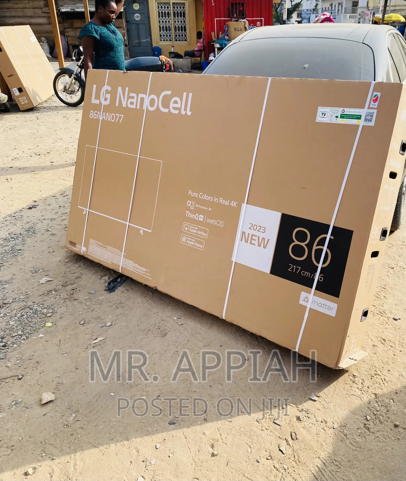 Brand New LG 86NANO0776(86 Inch)Nanocell Smart Tv,Black
