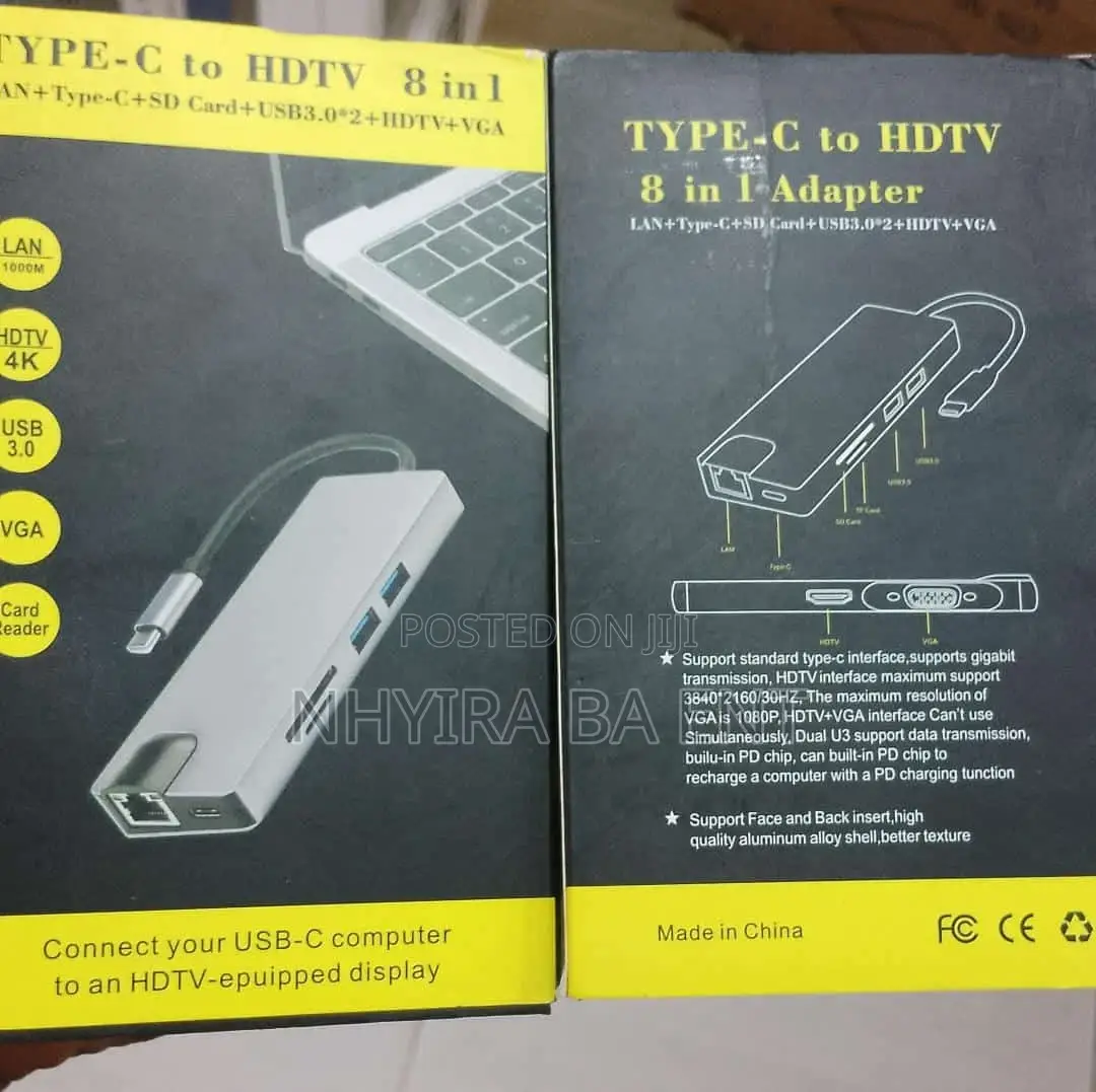 Type C and Usb Hubs Available