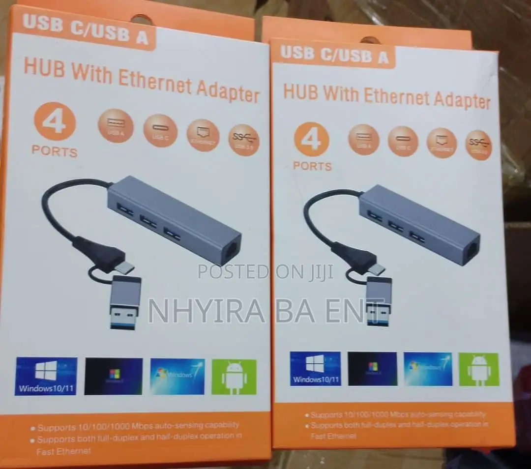 Type C and Usb Hubs Available