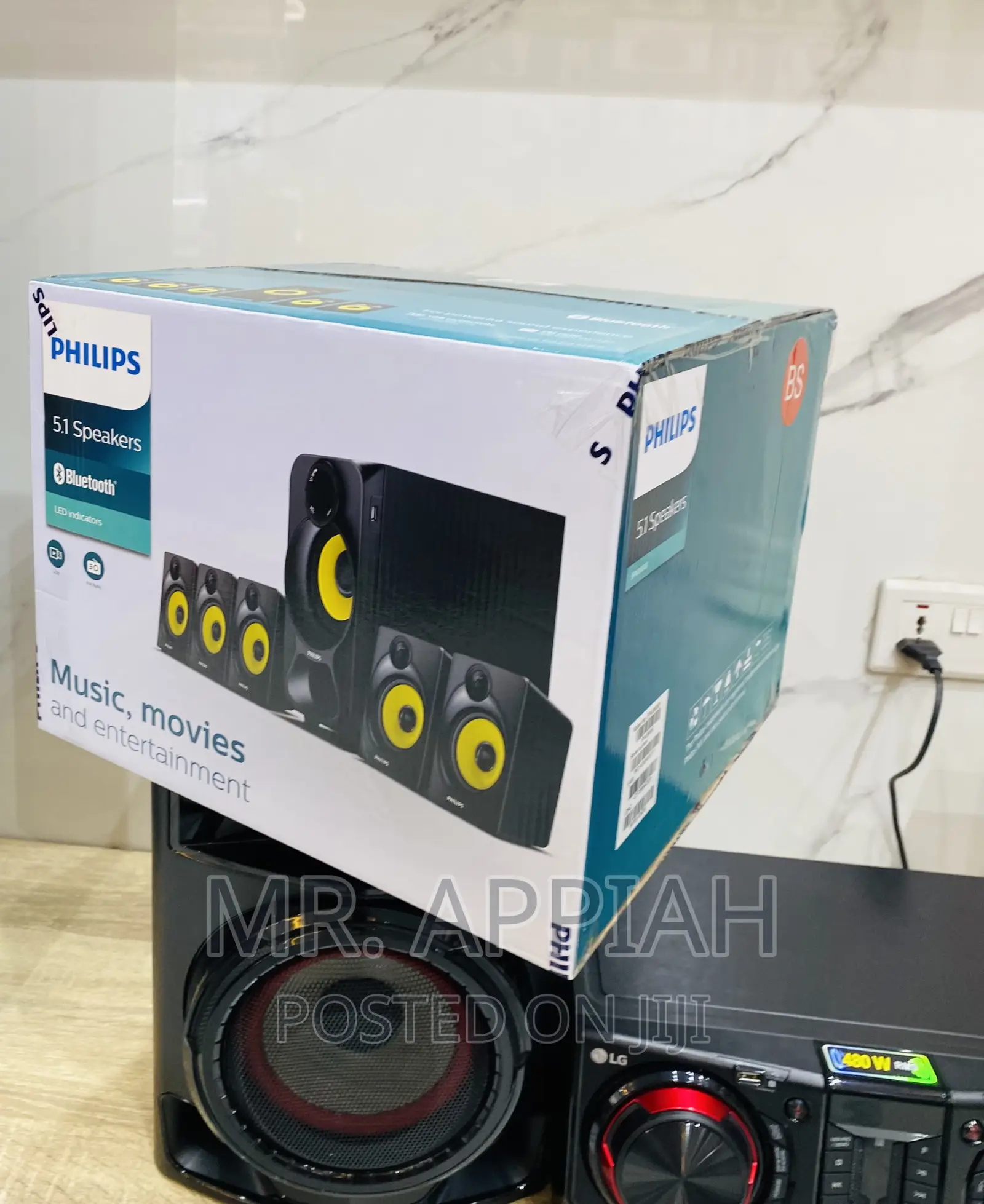 Sealed in Box Philips Bluetooth Home Theater(Black).