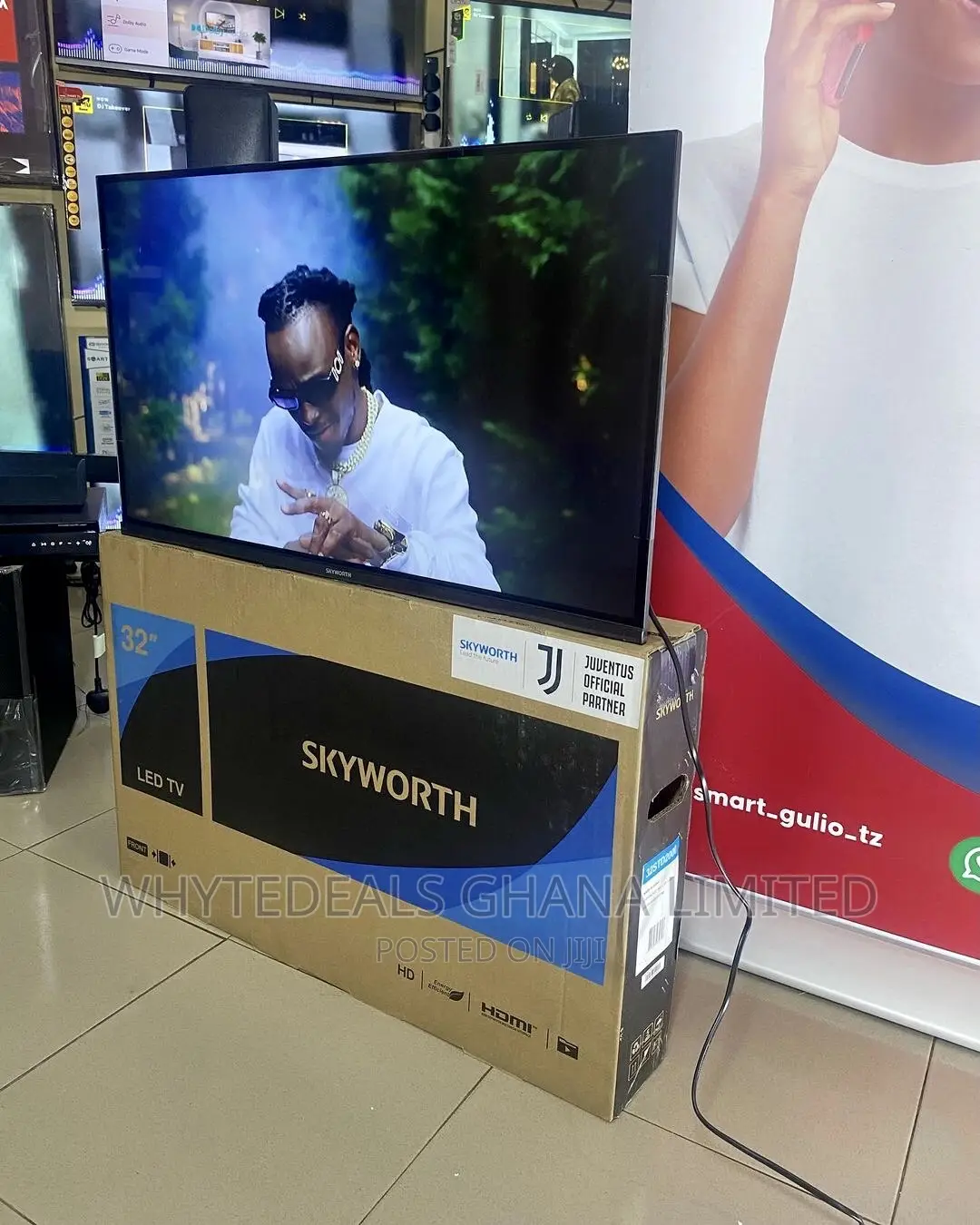 32" Skyworth Full HD Satellite LED Tv-Usb-Hdmi-Free Delivery