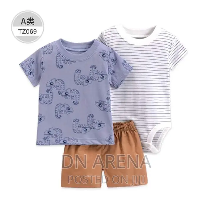 Baby Girl and Boy 3pcs Outfit