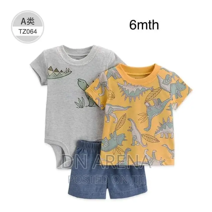 Baby Girl and Boy 3pcs Outfit