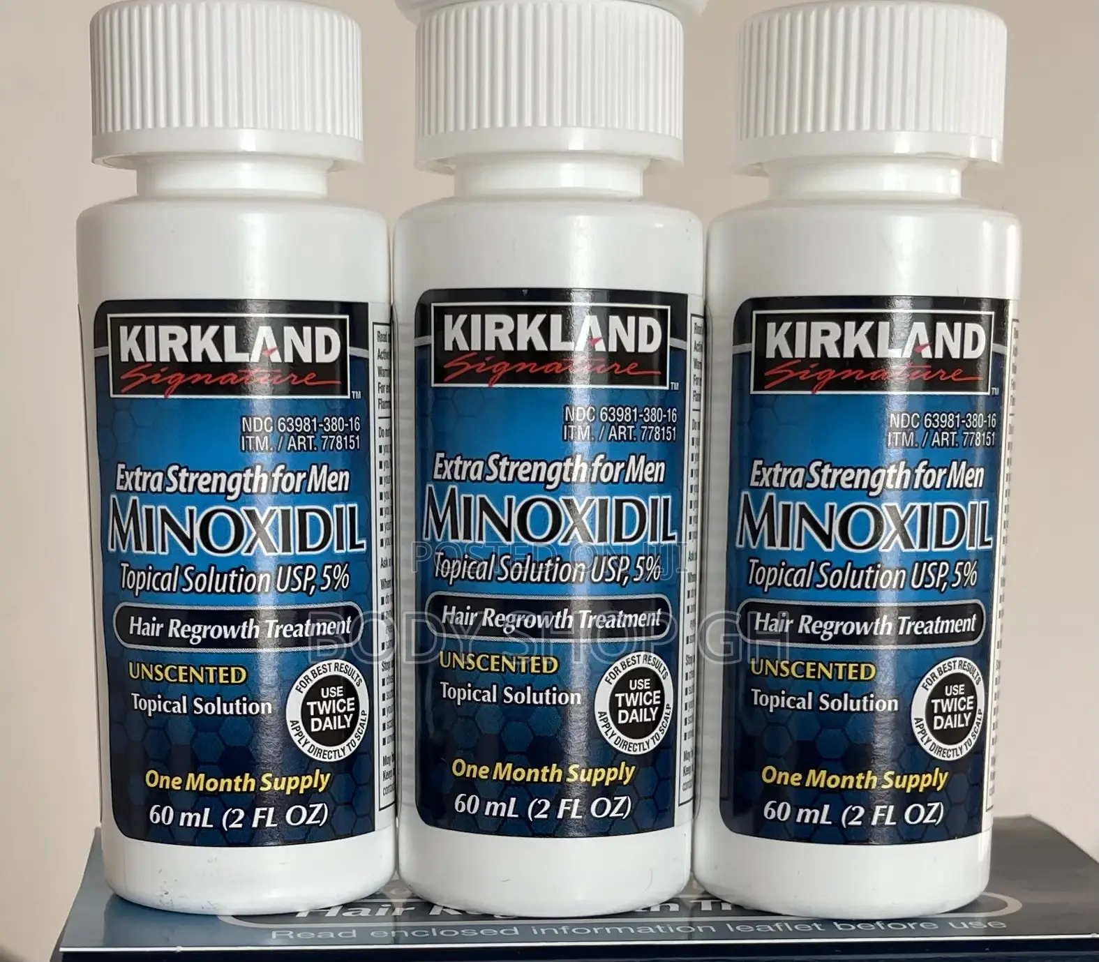 Original Kirkland Minoxidil for Beard and Hairline Growth