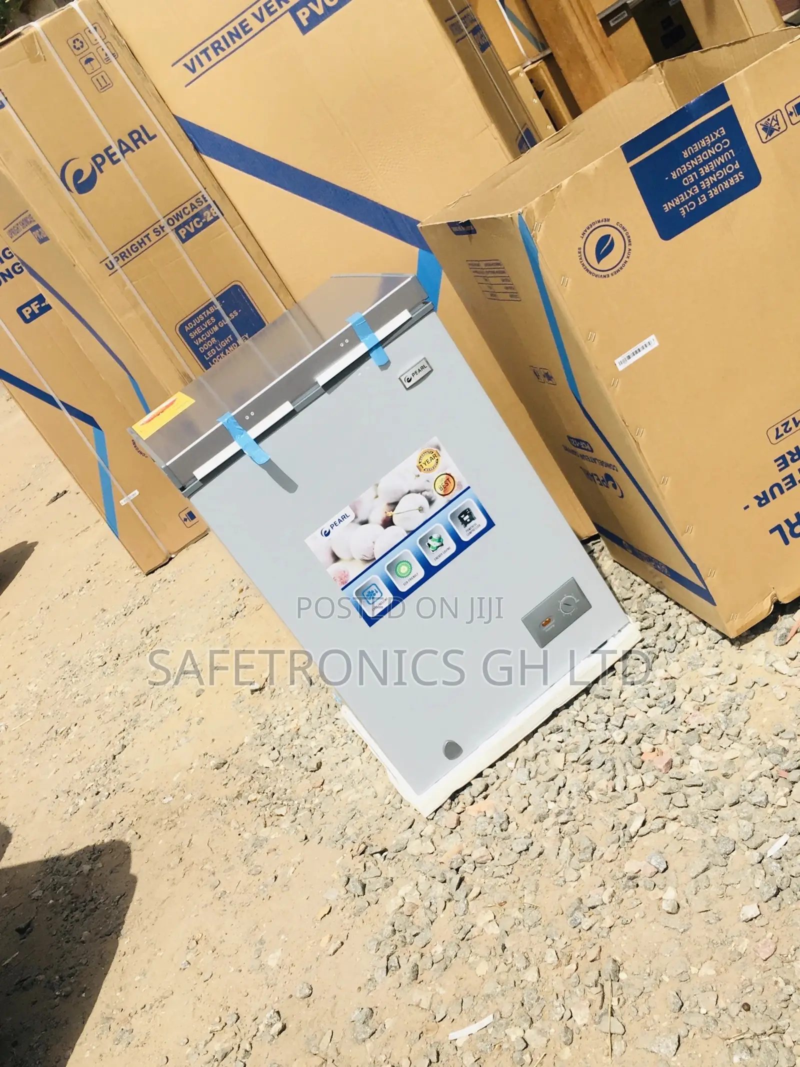 PCF-127 Chestfreezer Pearl Singledoor Electric 100 Liters