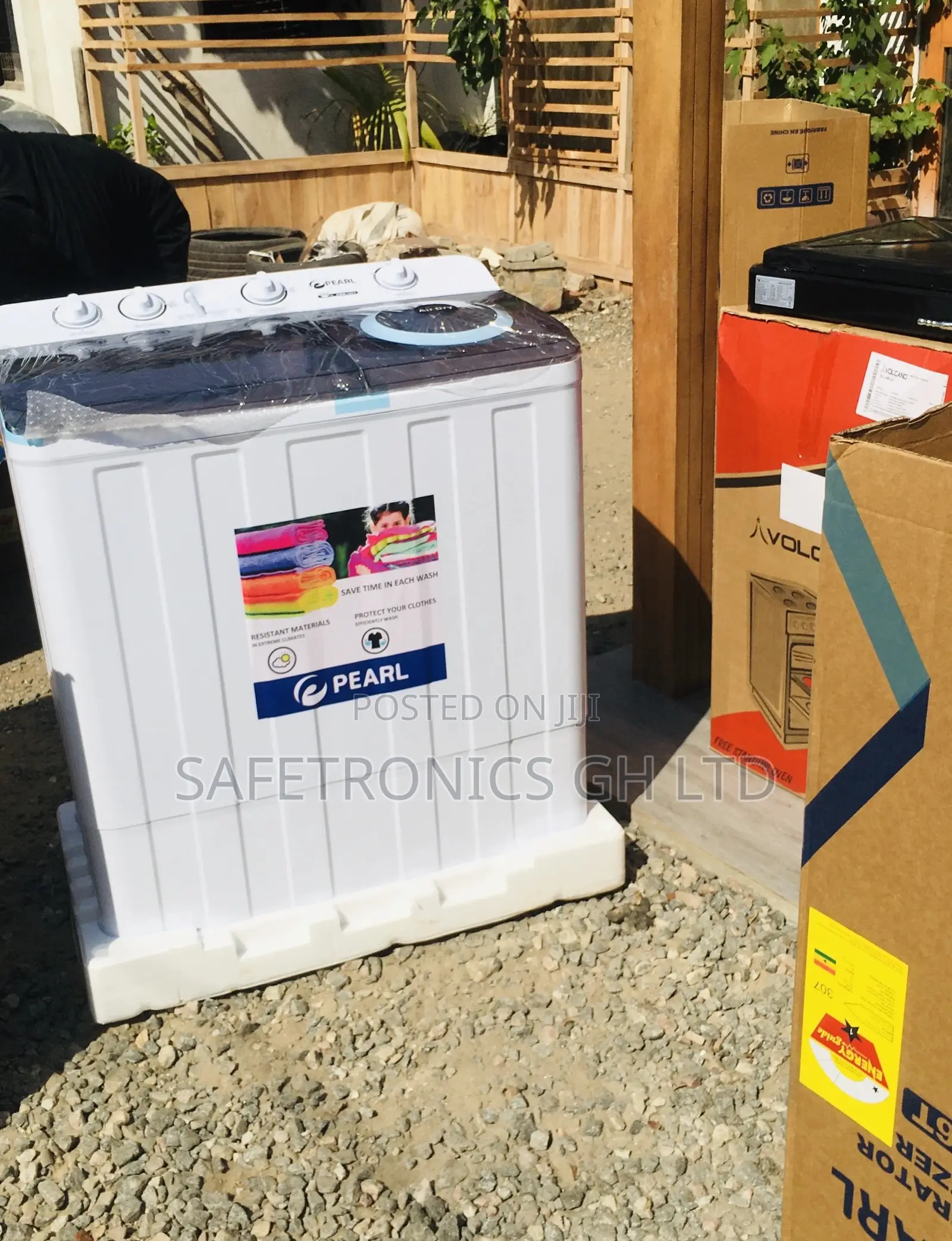 White Washingmachine Pearl Topload Semiautomatic 12kg