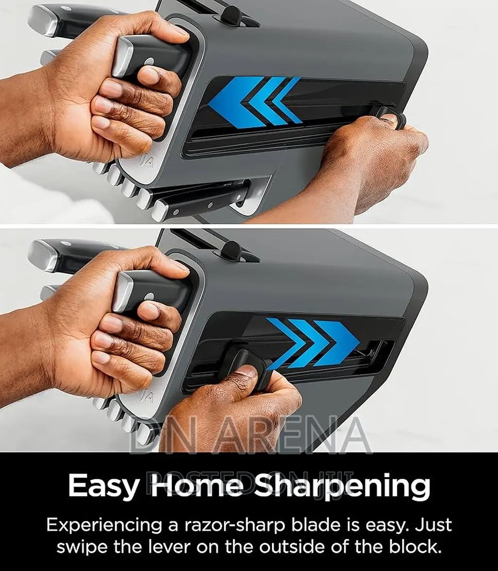 Nija Foodi Never Dull Premium Knife Systeminbuilt Sharpener