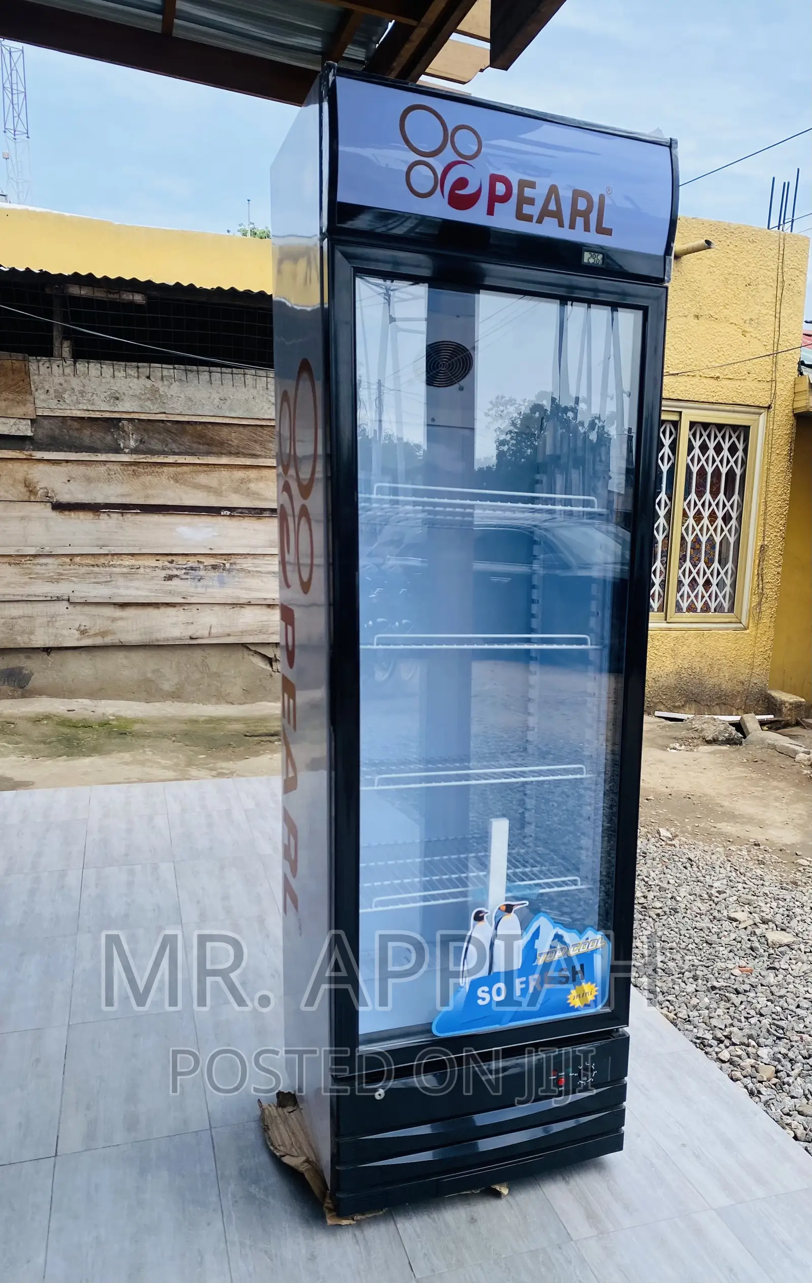 Sleek Design Pearl PVC-28 1 Door Electric Display Fridge