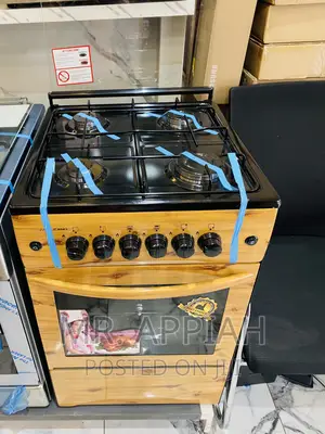 Super Adorable Volcano 50x50 4 Gas Burner + Oven(Wooden).