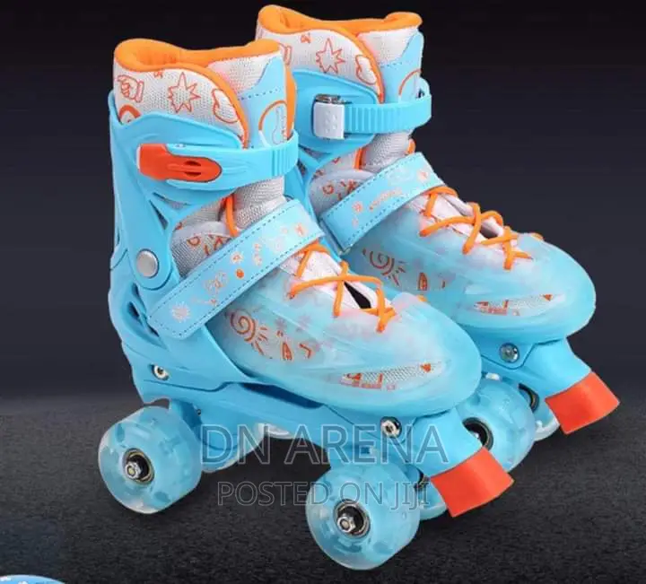 Skating Shoes With Roller Wheels and Custom LED Lights