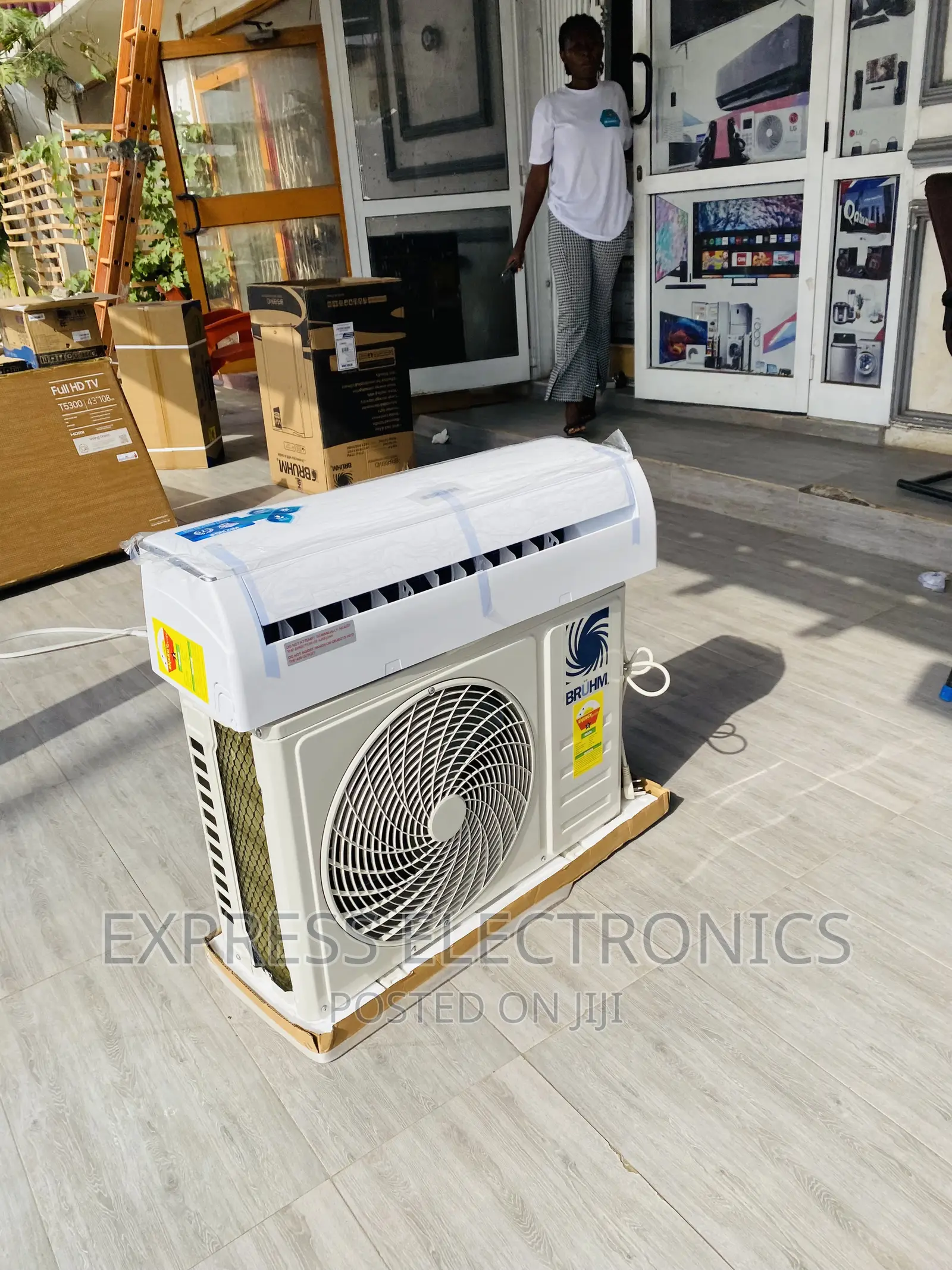 On/Off Timer Split R410 Gas Bruhm AC